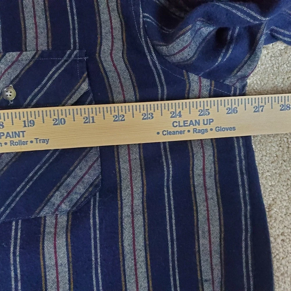 Vintage Northwest Territory Flannel Shirt Men's Size XLT Long Sleeve Striped‎